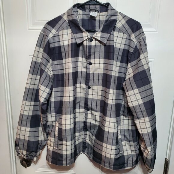 DSG TWITCH + ALLISON Men's Coaches Jacket in Houndstooth size M - Picture 1 of 16